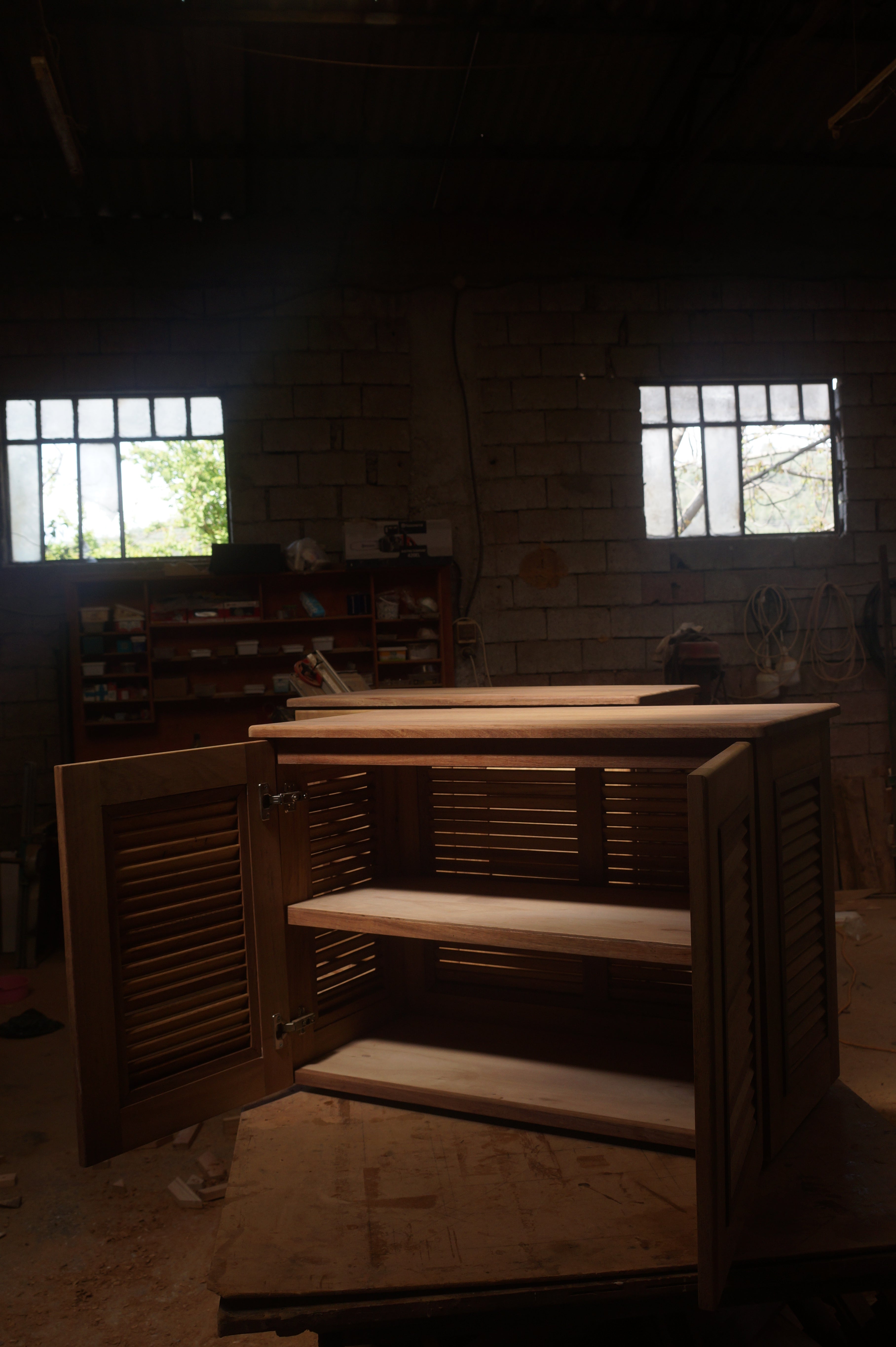 Masif Teak Marin Dolap