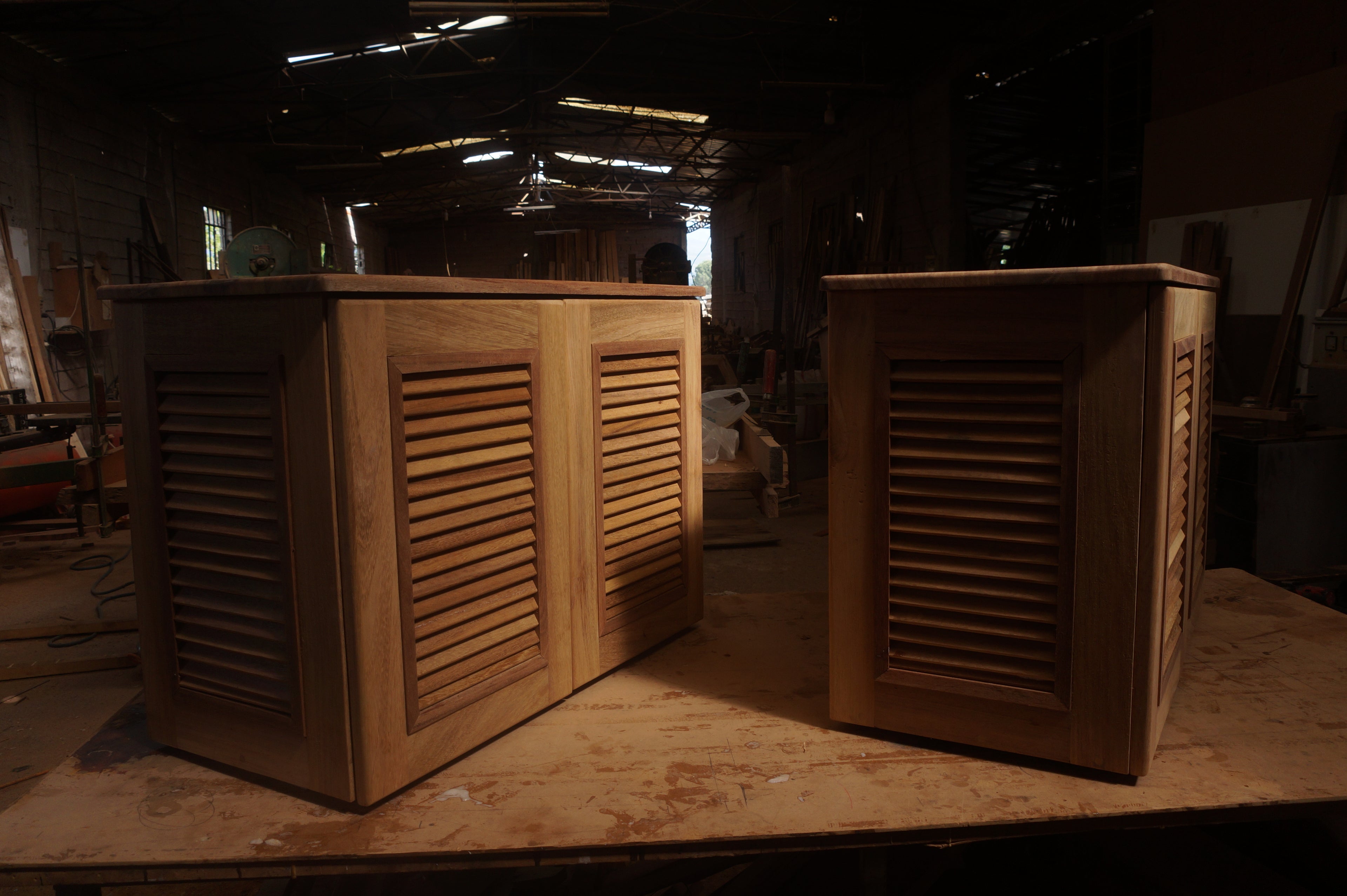 Masif Teak Marin Dolap