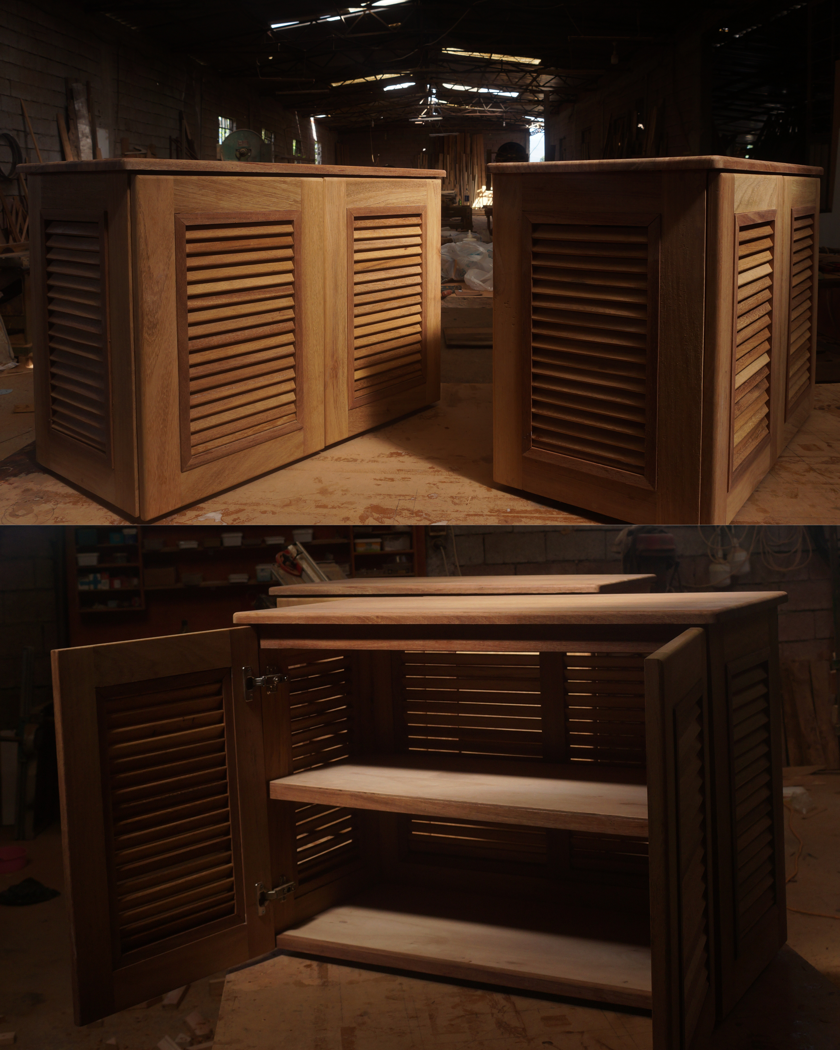 Masif Teak Marin Dolap
