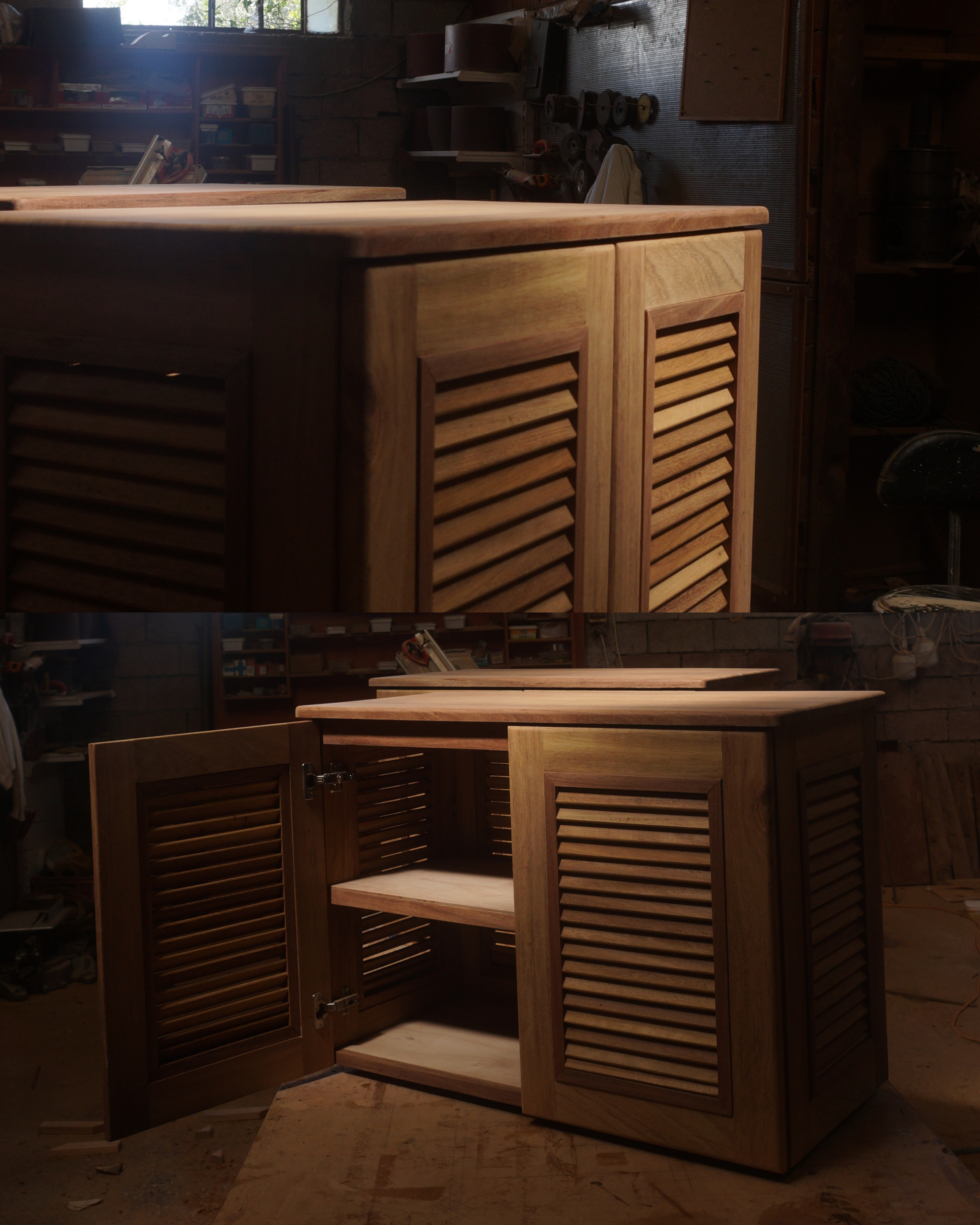 Masif Teak Marin Dolap